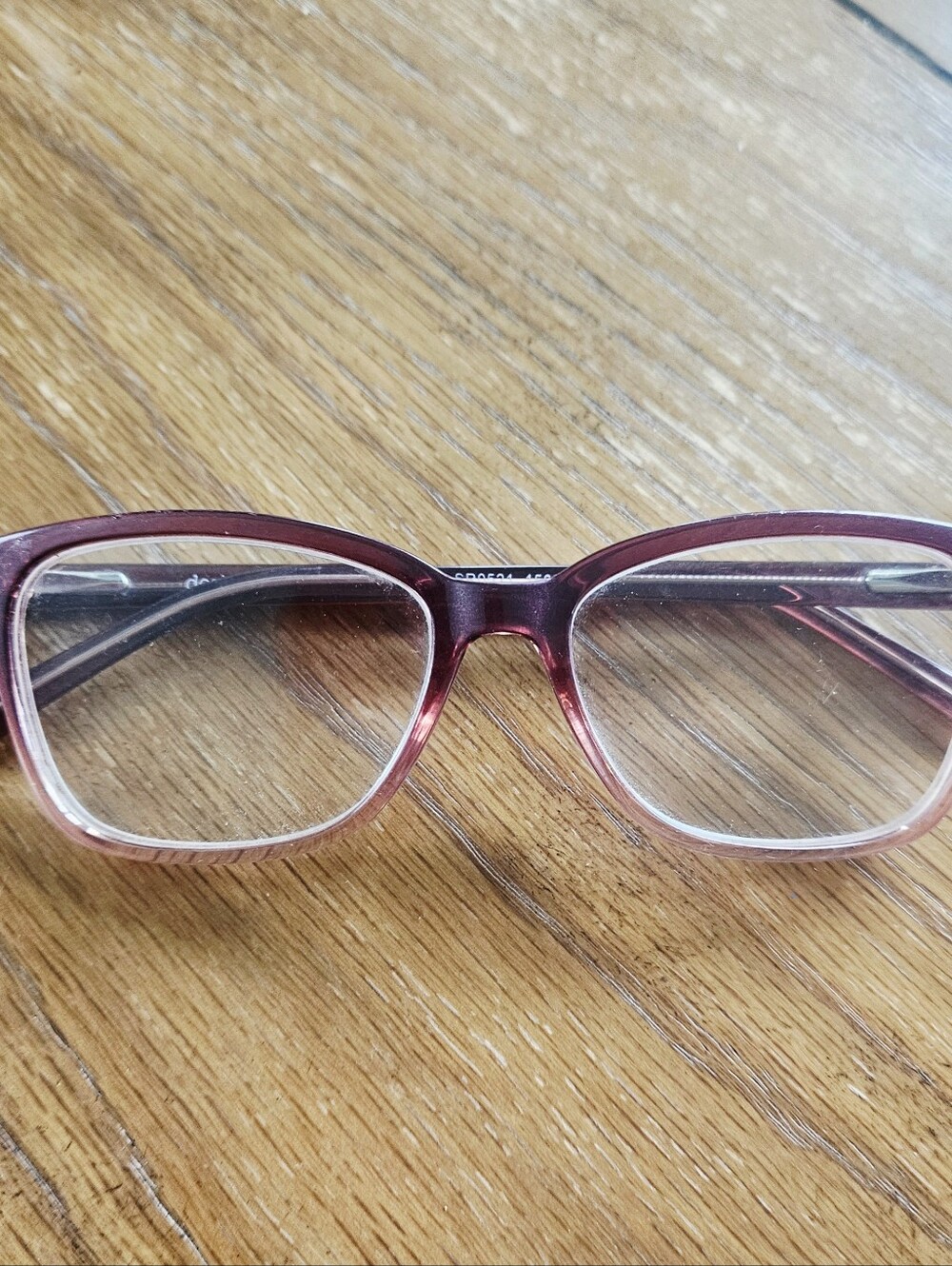 Jones New York And Foster Grant Translucent Pink Women's Reading Glasses
